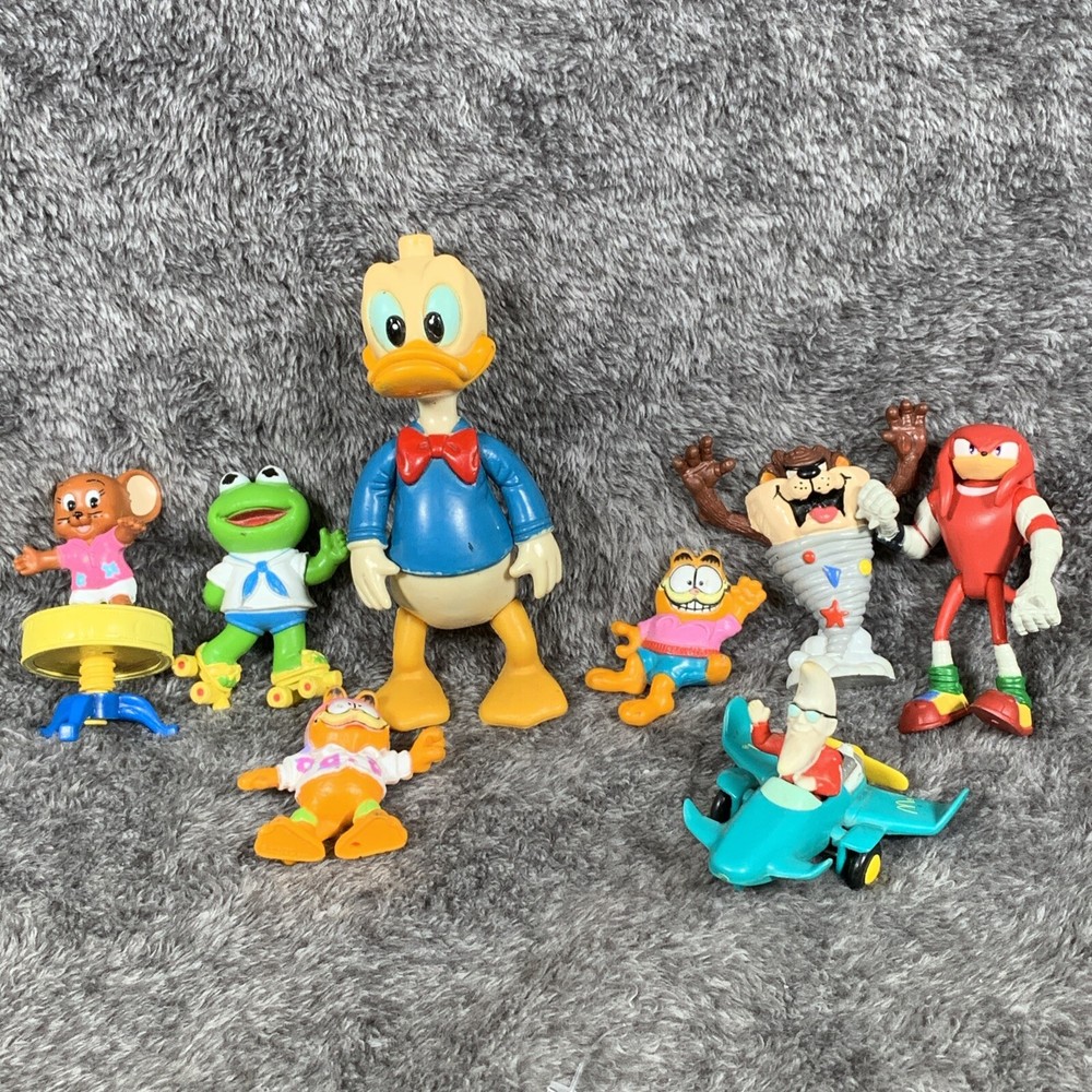 Vintage Disney Figurines McDonald's Warner Bros Turner Garfield Muppets (Qty 8)