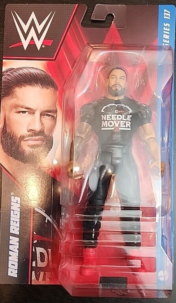 WWE ROMAN REIGNS MATTEL BASIC FIGURE SERIES 137 (WWF, WCW, AEW, NXT) NEW