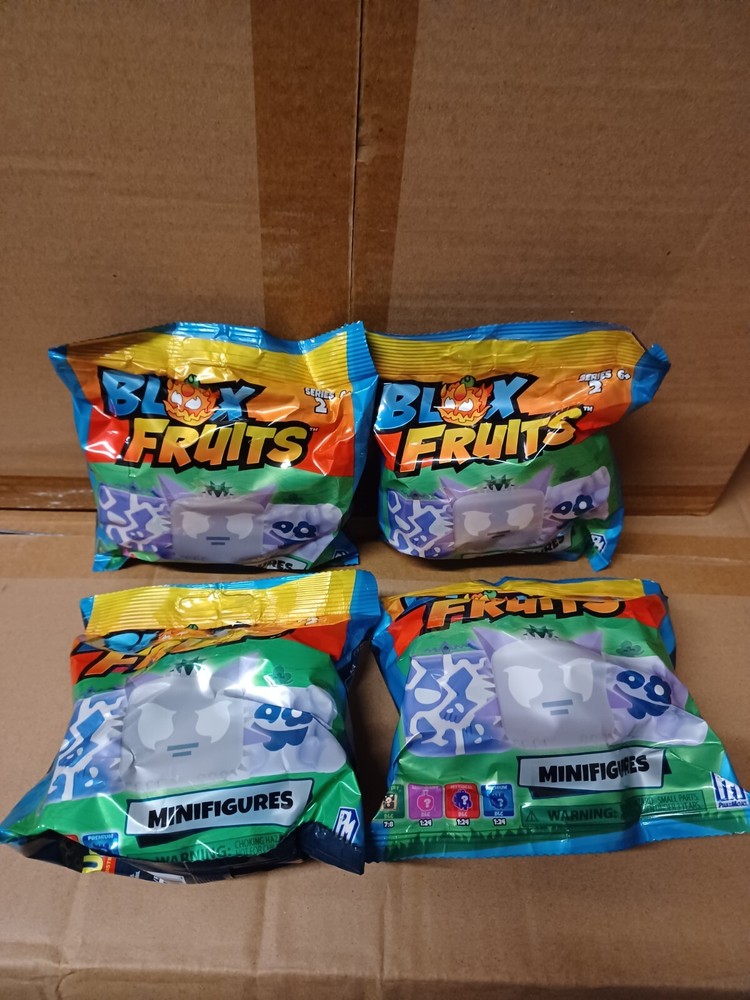 LOT OF 4 SERIES 2 BLOX FRUITS MINI FIGURE BLIND BAG ROBLOX