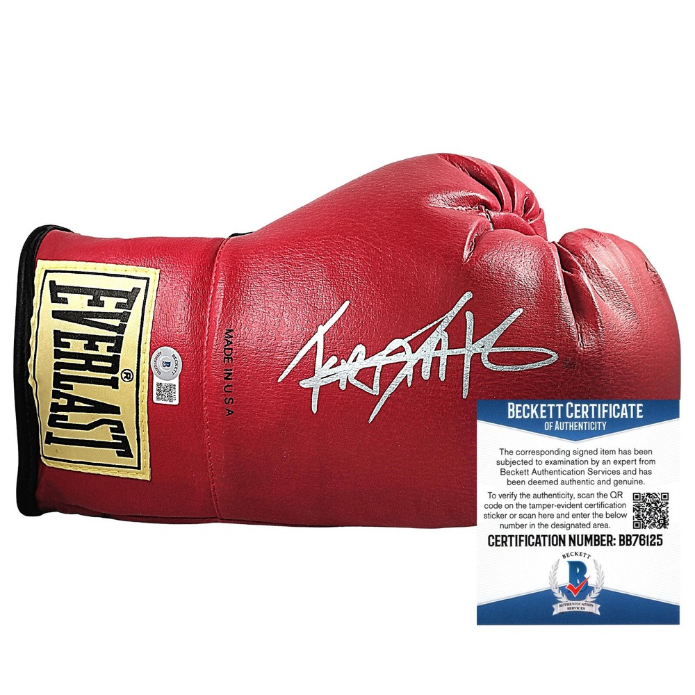 Frank Sanchez Everlast Cuban Flash Autographed Boxing Glove with Beckett BAS COA