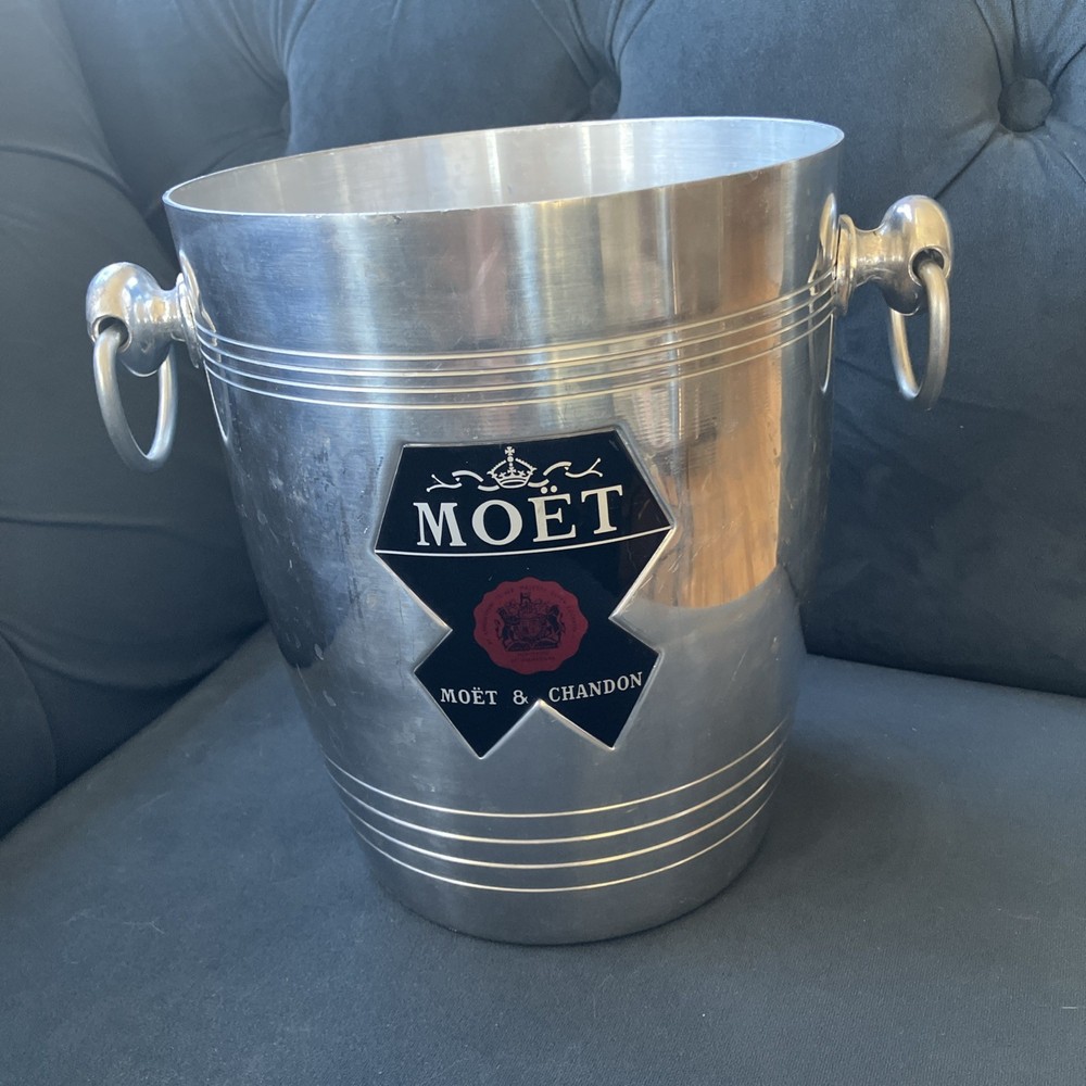 Vintage MOET & CHANDON Champagne Ice Bucket M.O.D Meaux ARGIT Made In FRANCE