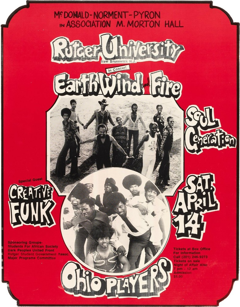 Earth Wind and Fire Iron On Transfer-T-Shirt + Light & Dark Color Fabrics #2