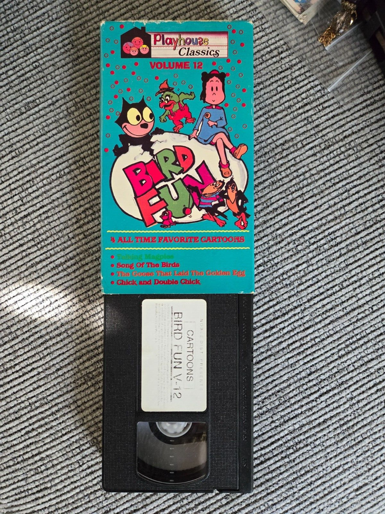 Playhouse Classics Vol 12 Bird Fun Vhs Vintage VHS Tape