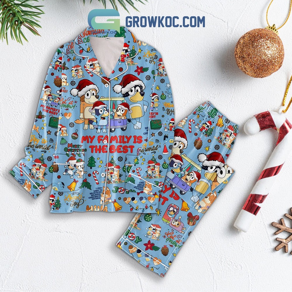 Bluey Christmas Family Pajamas Set - Best Holiday Matching Outfits