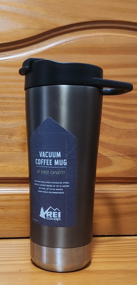 REI Co-op Stainless Steel Vacuum Coffee Water Travel Bottle NEW  with Lid 20oz
