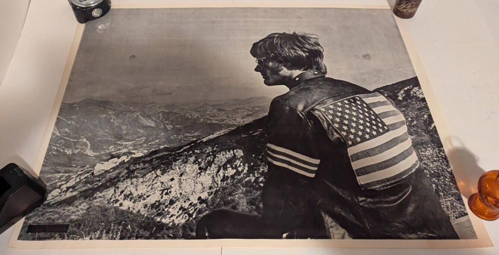 RARE 1975  Peter Fonda Easy Rider  Poster   22.5