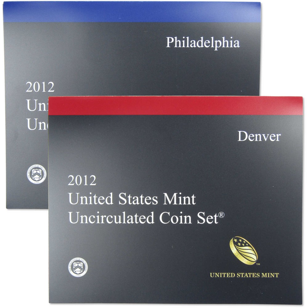 2012 Uncirculated Coin Set U.S Mint Government Packaging OGP COA