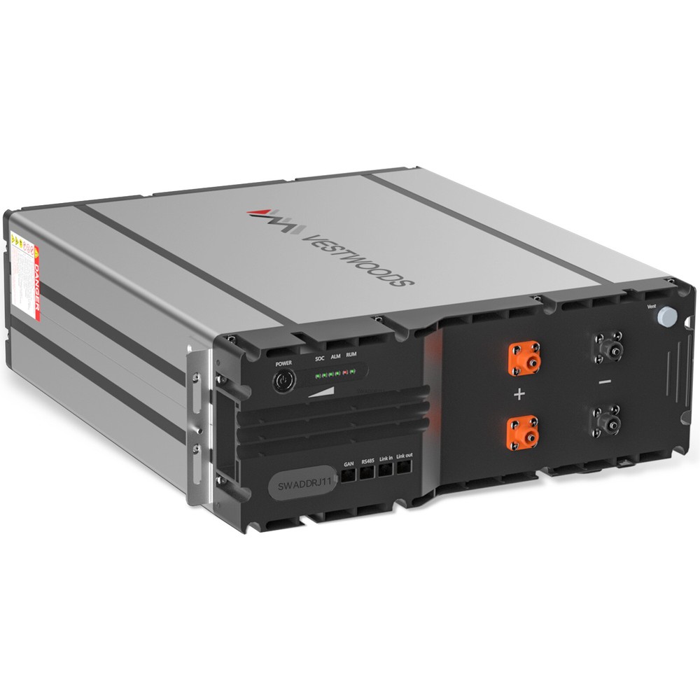 48V 100Ah Lithium LiFePO4 Rack Battery 16-Cells 5.12kWh Solar Marine RV 5120W