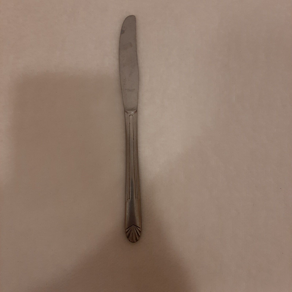 Vintage Utica Cut Co. Stainless Steel Japan 1 Knife Art Deco Replacement READ