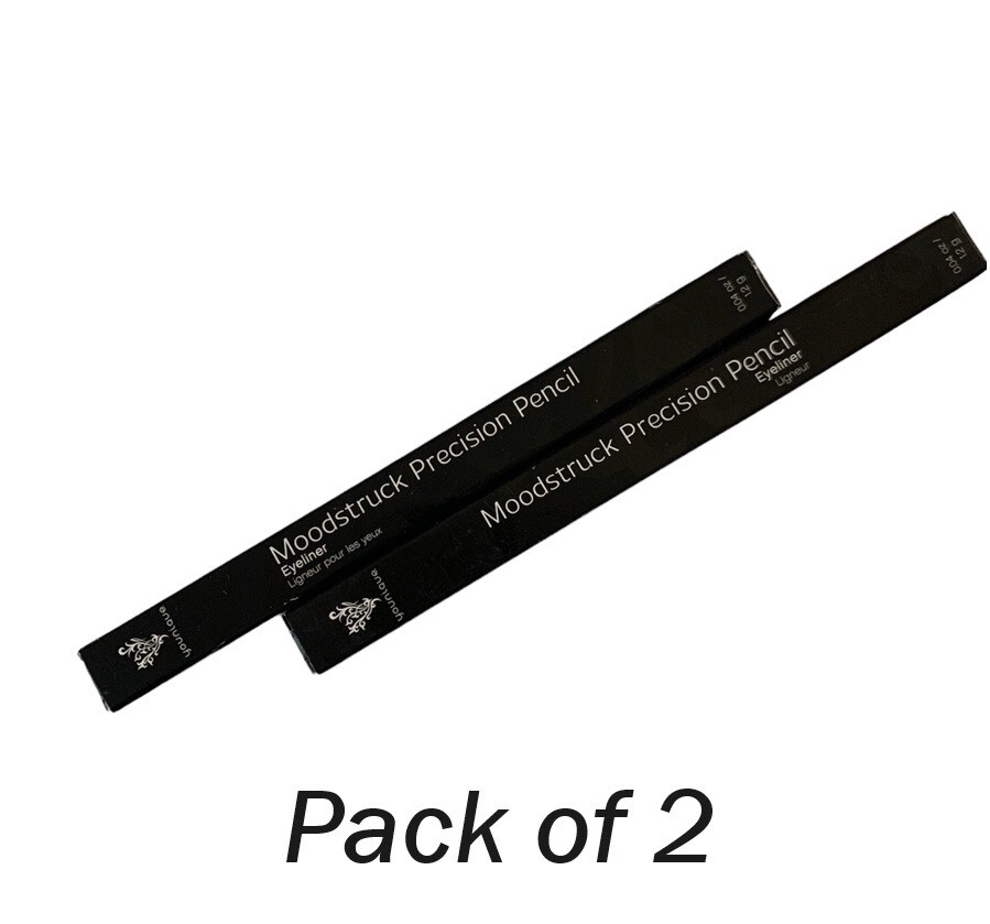 Pack of 2 Younique Moodstruck Precision Pencil Eyeliner, Shade: Perfect