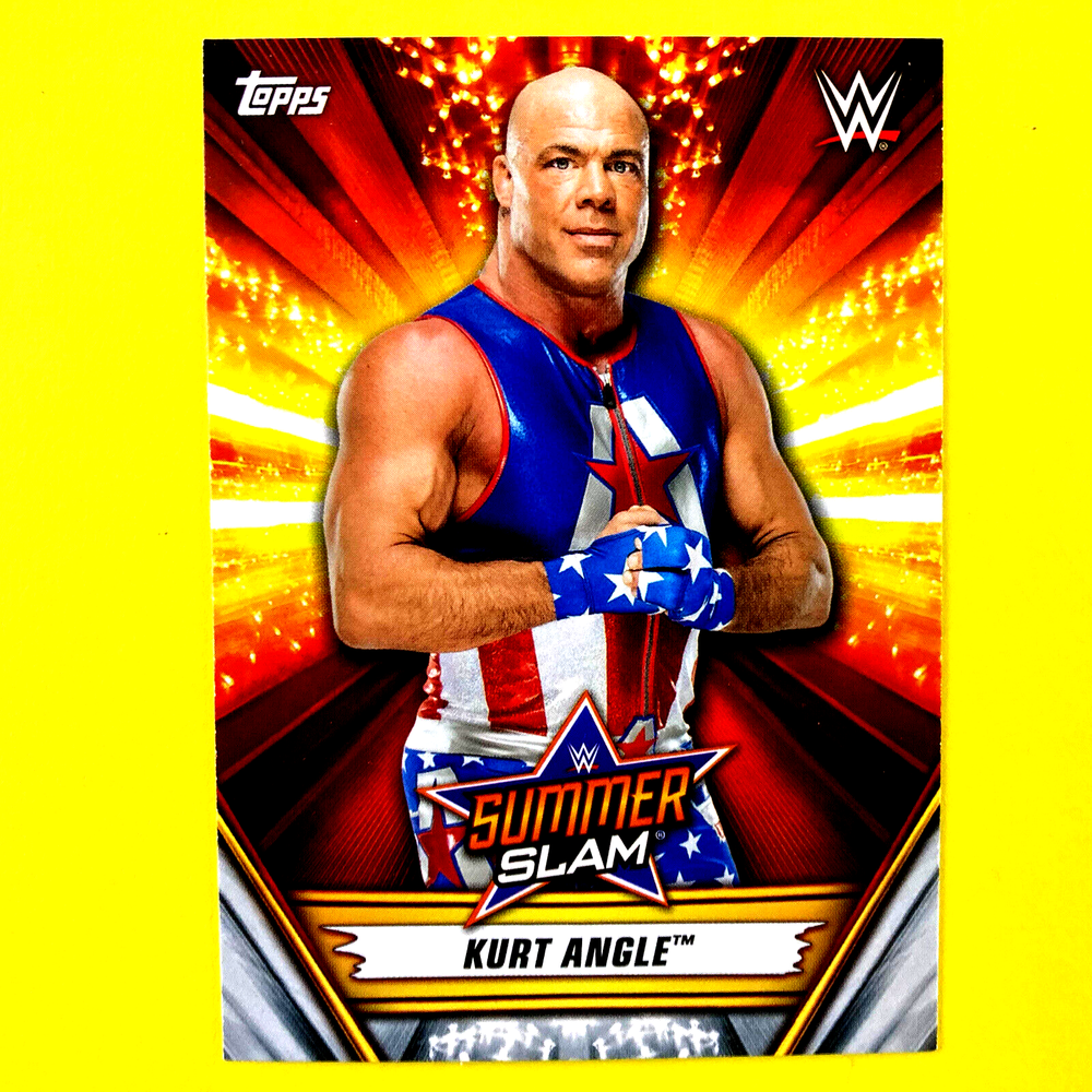 Kurt Angle 2019 Topps WWE Summerslam Card #12