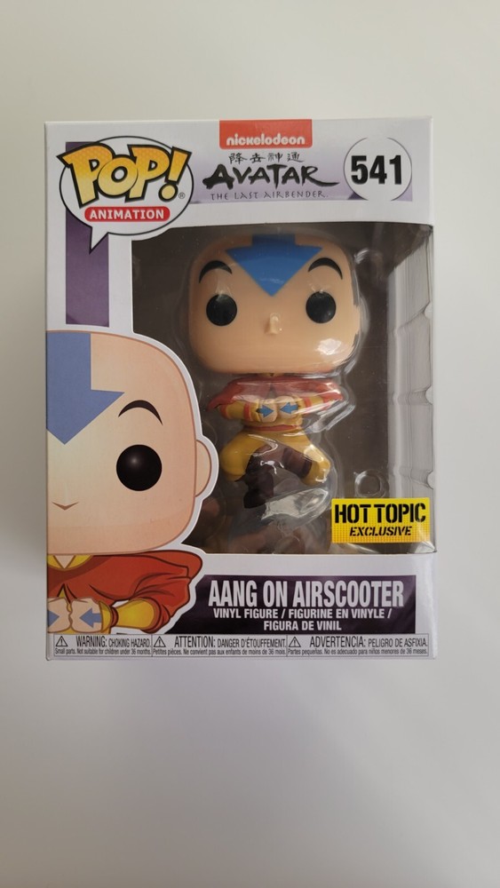 Funko Pop:Animation - Avatar - Aang on Airscooter #541 Hot Topic Exclusive *New-image