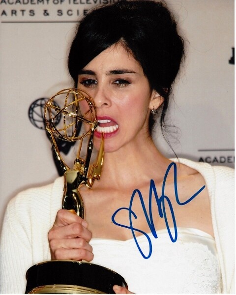 Sarah Silverman Signed Stand Up Comedian - Wreck-It Ralph Actress 8x10 Photo