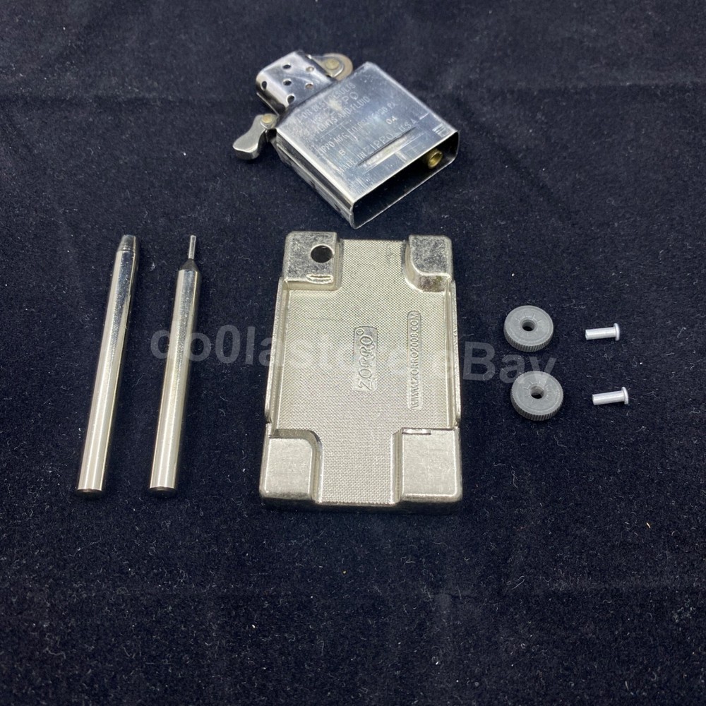Repair Zippo lighters; Punches to remove and install wheels + 2 Wheel rivet sets