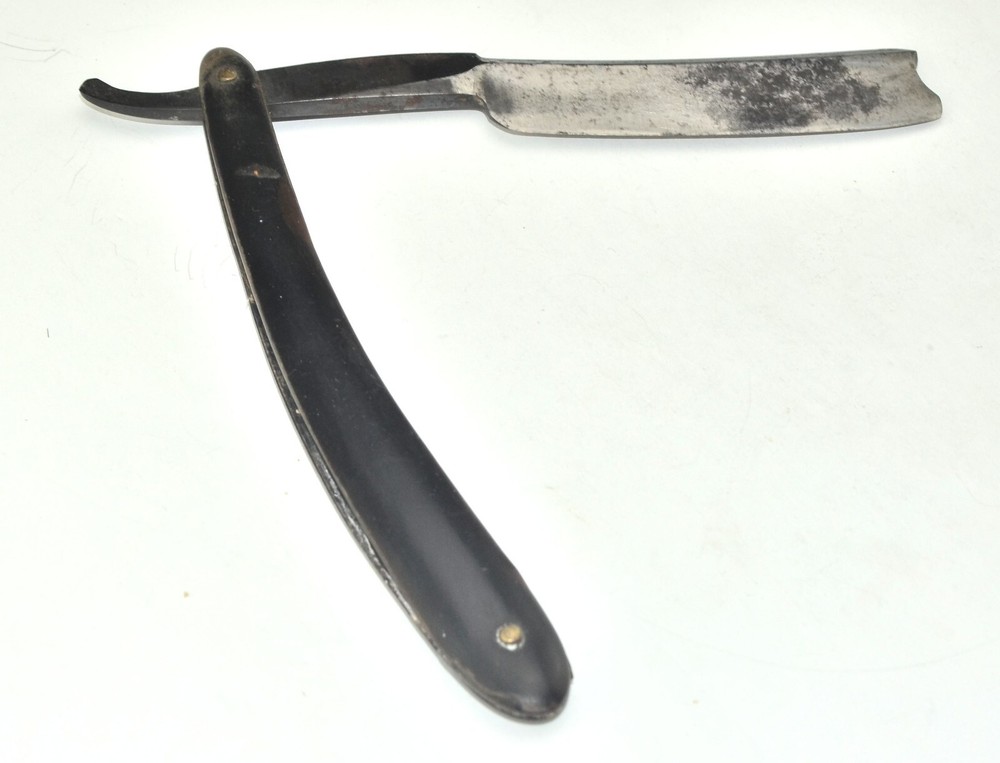 1860-1880 Lindner & Co Sheffield Wedge Straight Razor Vintage Shaving Tool