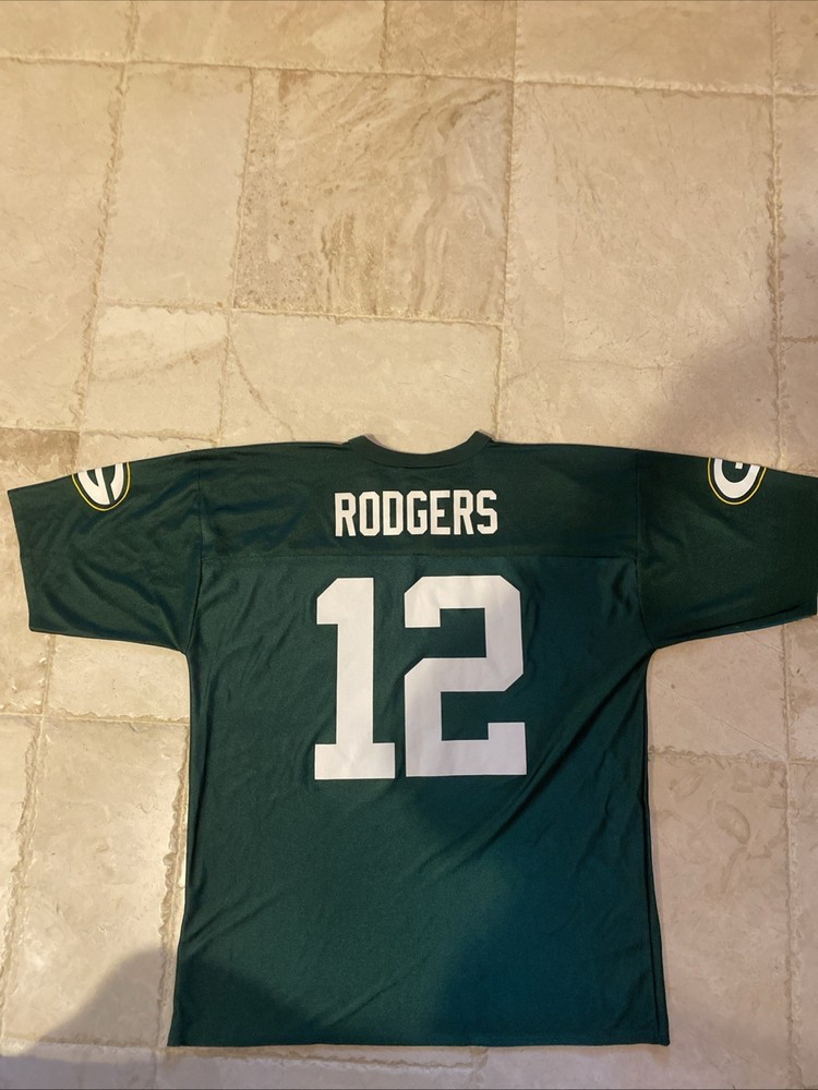 Aaron Rodgers XL Jersey - Green - Green Bay Packers NFL Team Apparel - Used
