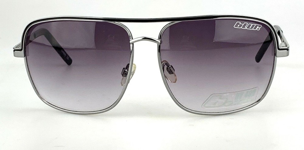 Hi-Tec Sunglasses Polarized Aviator Pilot Police Shades Gunmetal Oversized