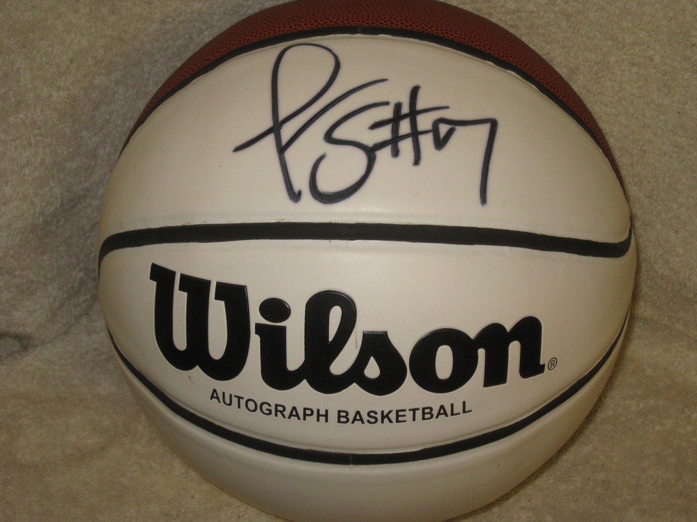 Jermaine O'Neal Signed Basketball Celtics Pacers COA