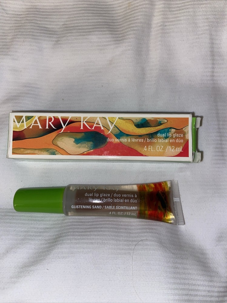 MARY KAY Dual Lip Glaze Glistening Sand .4 fl. oz. 050907 NEW