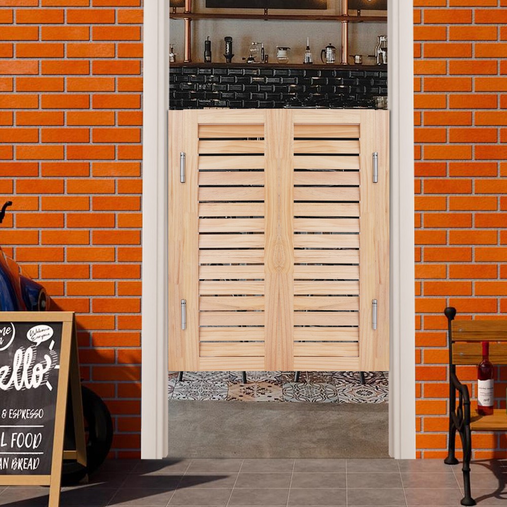 75x90cm Solid Wood Partition Door for Stairs and Passageways