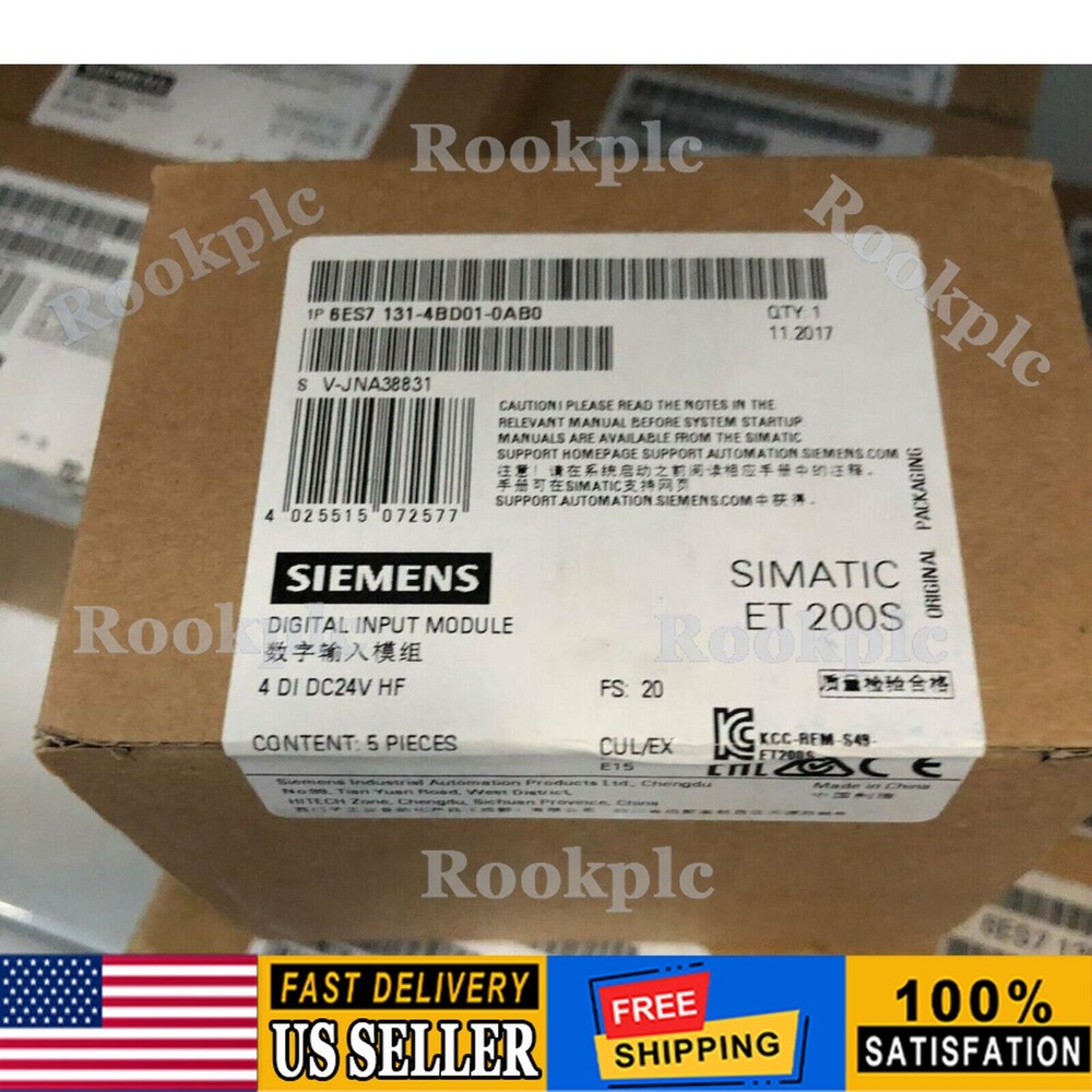New Siemens 6ES7131-4BD01-0AB0 electronic modules for ET200S 6ES7 131-4BD01-0AB0