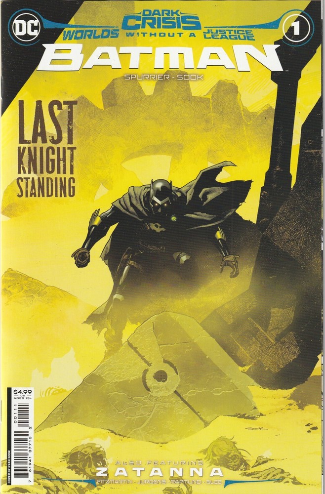 Worlds Without A Justice League Batman # 1 Cover A NM DC [L9]-image