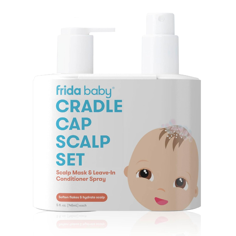 Gentle Cradle Cap Treatment Shampoo and Scalp Spray for Babies