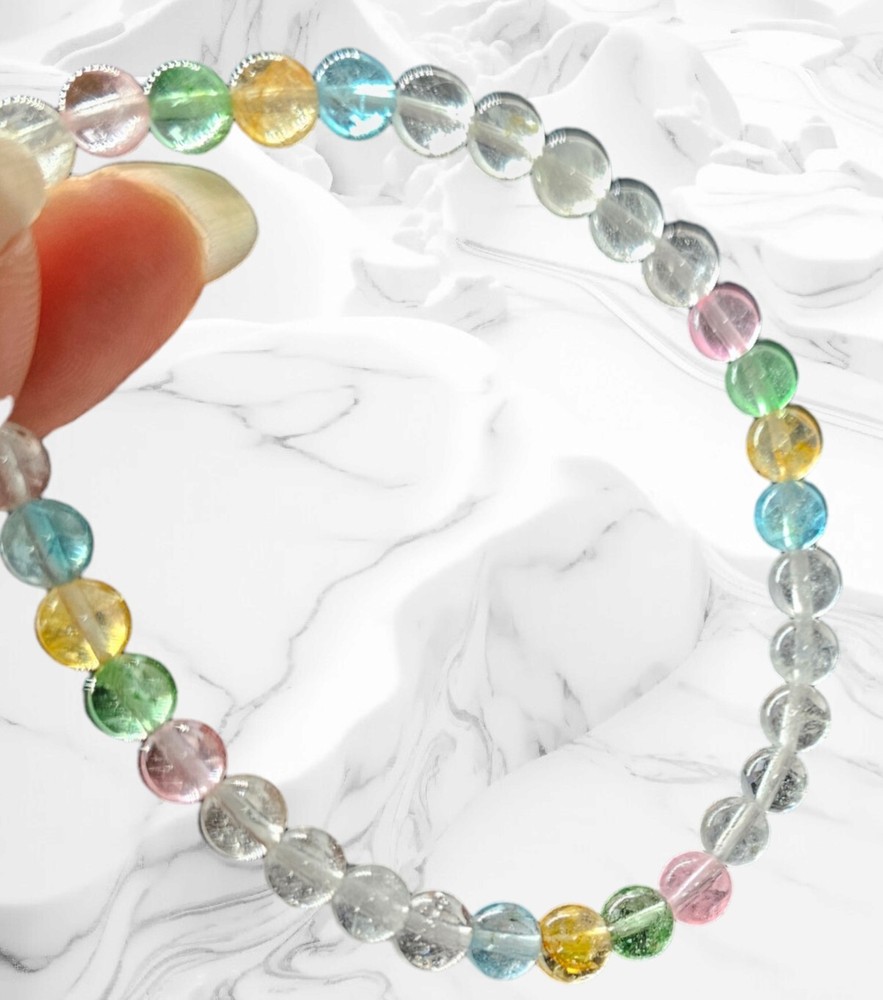 Colorful Topaz Bracelet 5.5mm