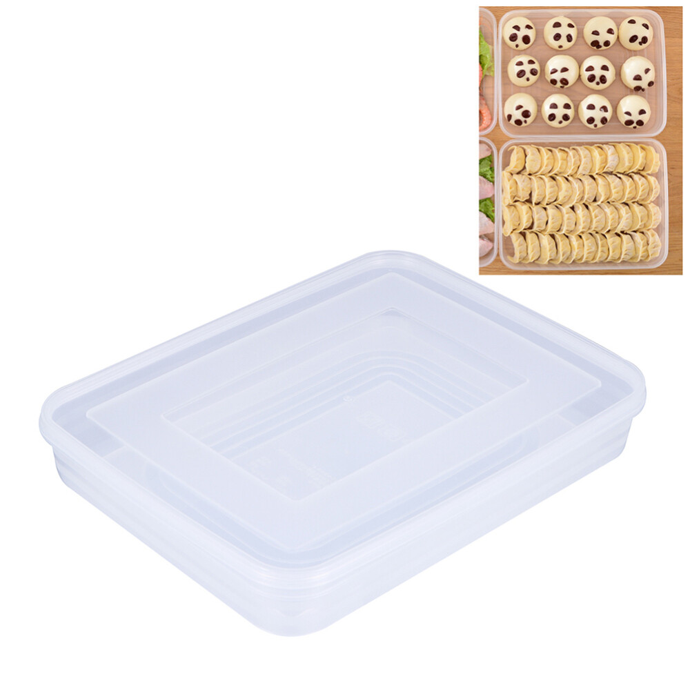 Plastic Food Storage Boxes Dumpling Buns Reusable Meal Prep Containers with