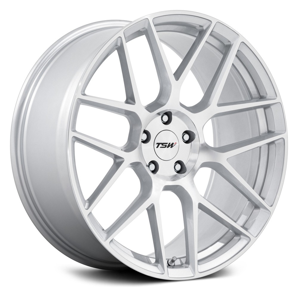 TSW LASARTHE 20x10.5 Silver Wheels 5x112 30 Offset 66.56 Hub Set of 4
