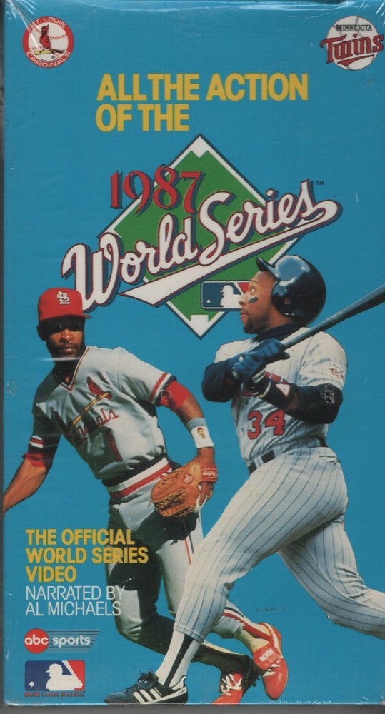1987 World Series CBS Fox VHS 091721VHS2