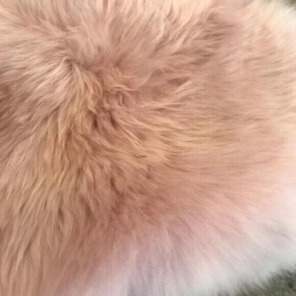 Pottery Barn Teen Supersoft Shearling Faux Fur Rug 2'x3' Blush Pink