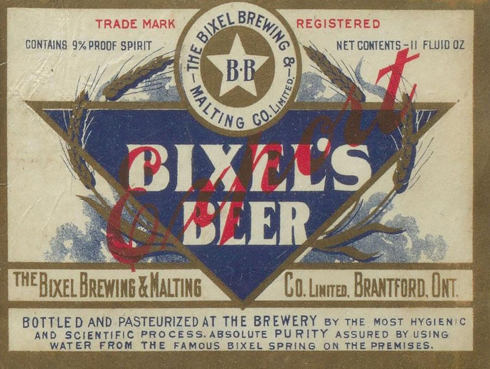 Vintage Bixels Beer Label Ad Reproduction Metal Sign FREE SHIPPING