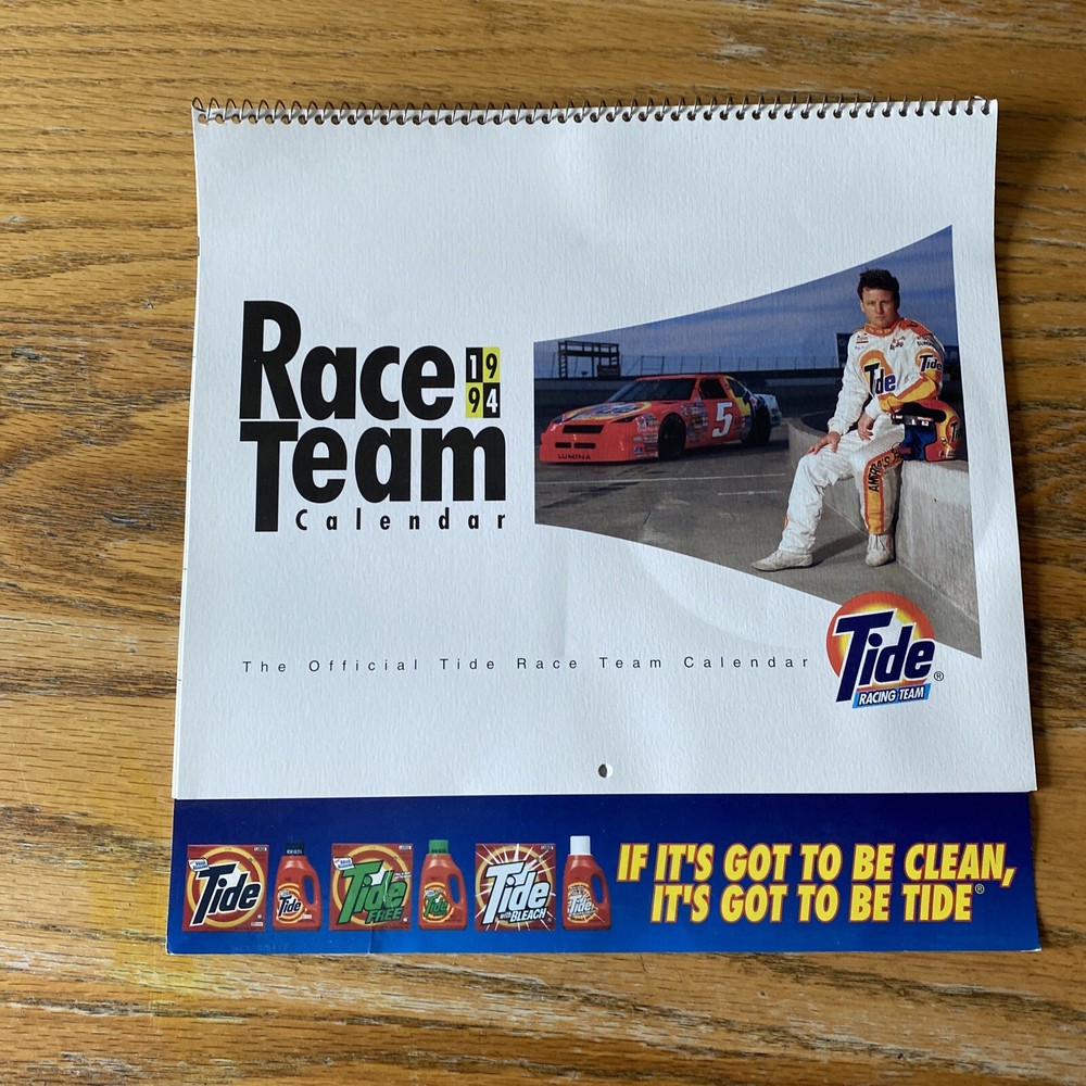 1994 Ricky Rudd Tide Racing Team NASCAR Calendar