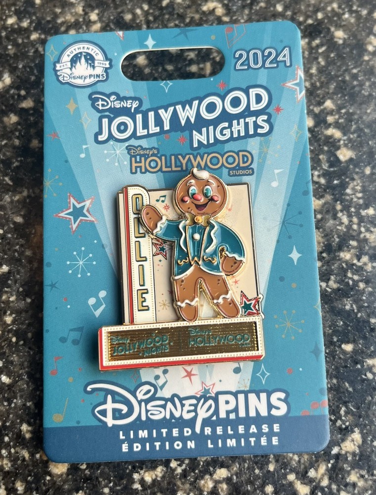 Disney’s Hollywood Studios JOLLYWOOD NIGHTS 2024 Event Logo Trading Pin