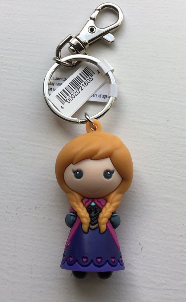 Disney Parks Anna Frozen Cuties Kawaii Figurine Keychain PVC - NEW