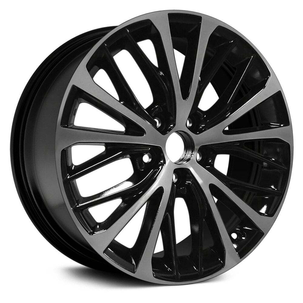 For Toyota Camry 18 20 Alloy Factory Wheel Alternating-Spoke Gloss Black w