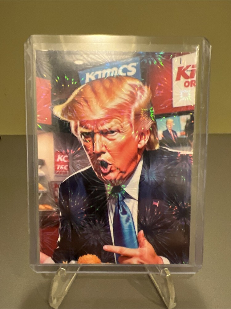 donald trump custom trading card