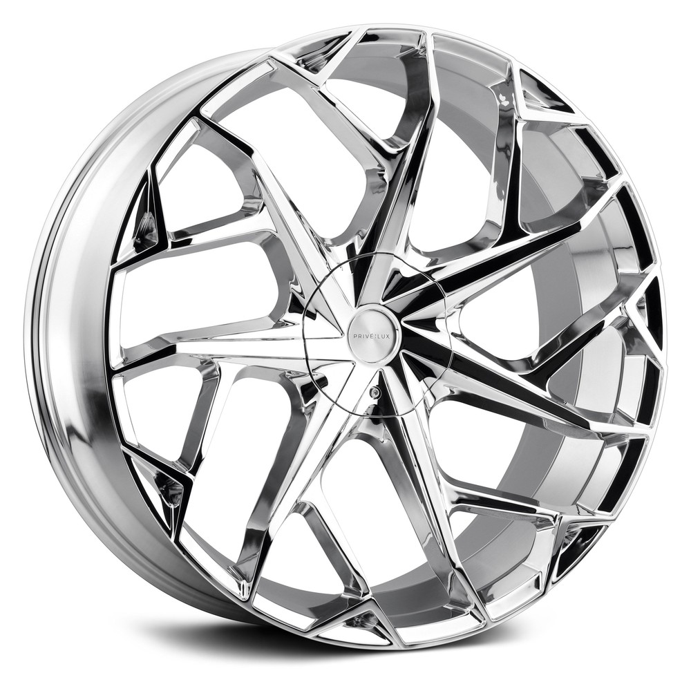 Prive Lux PL18 Wheel 22x9.5 (30, 6x139.7, 87) Chrome Single Rim