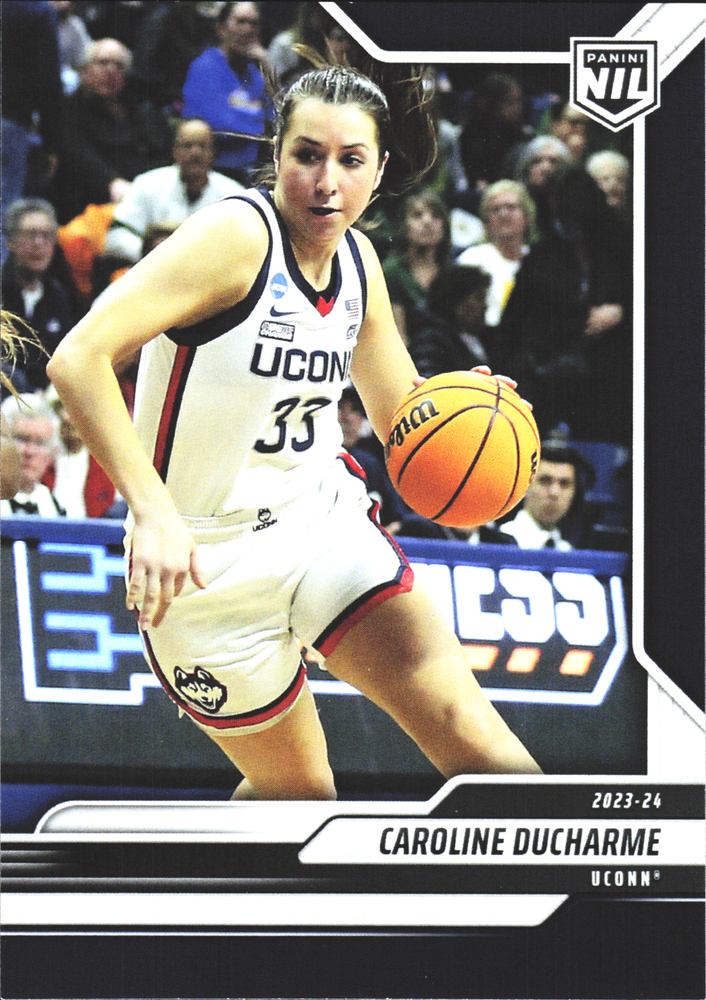 Caroline Ducharme Basketball Card - only 314 Made! 2023 Panini UCONN NIL 1st