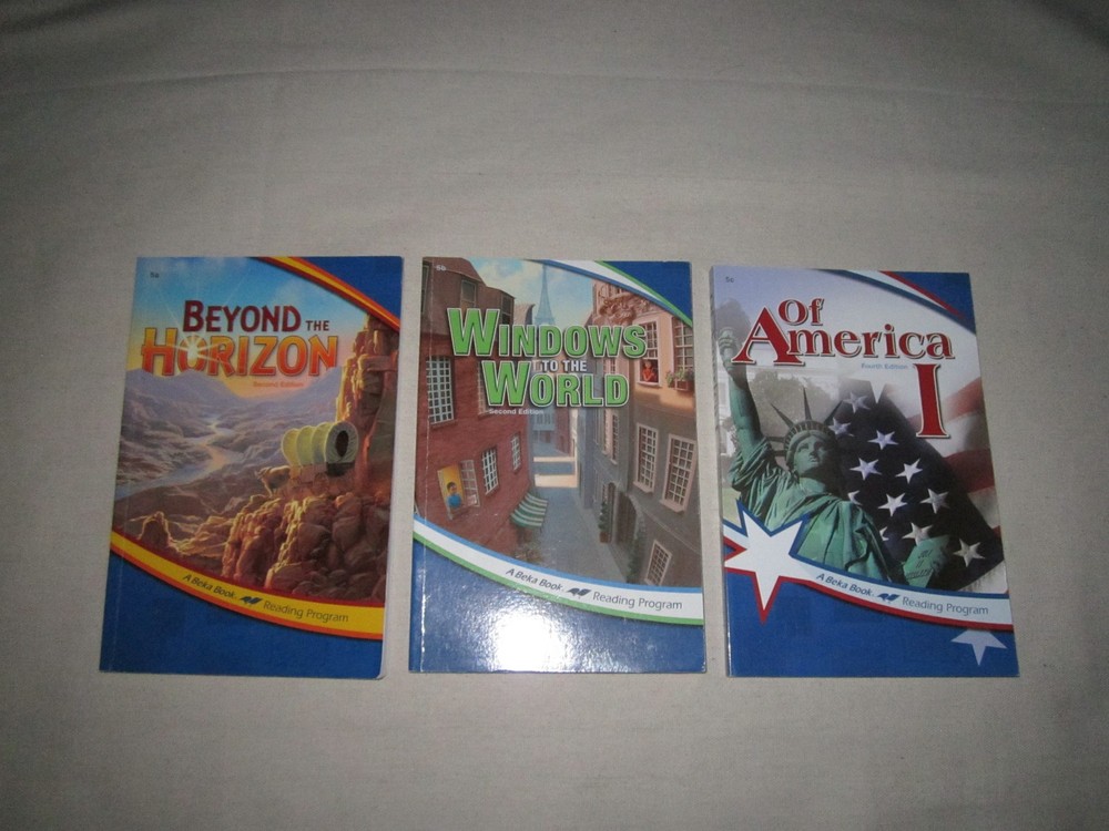 Abeka 5th Grade Student Readers Beyond Horizon Windows to the World Of America-image