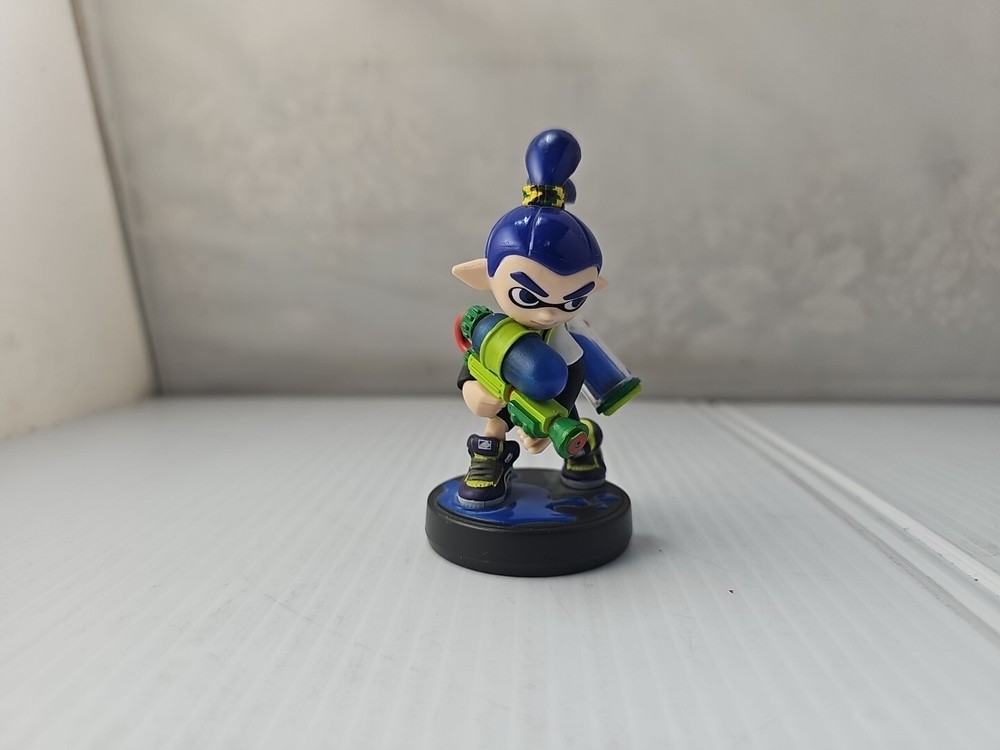 Nintendo Amiibo Splatoon 2 Blue Inkling Boy Amibo Switch Wii U Smash Bros Figure-image