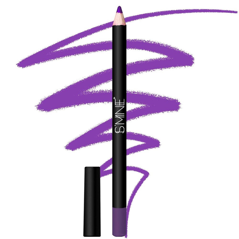 ISMINE Purple Matte Lip Liner - Waterproof Long-Lasting Lip Pencil