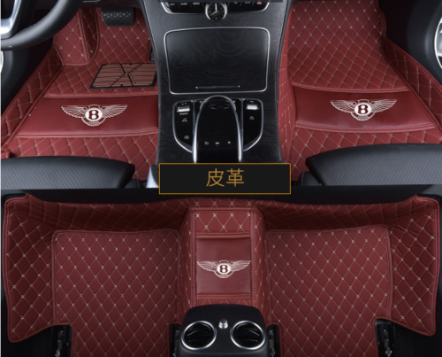 For Bentley Continental Waterproof Car Floor Mats Front&Rear Liners Carpets