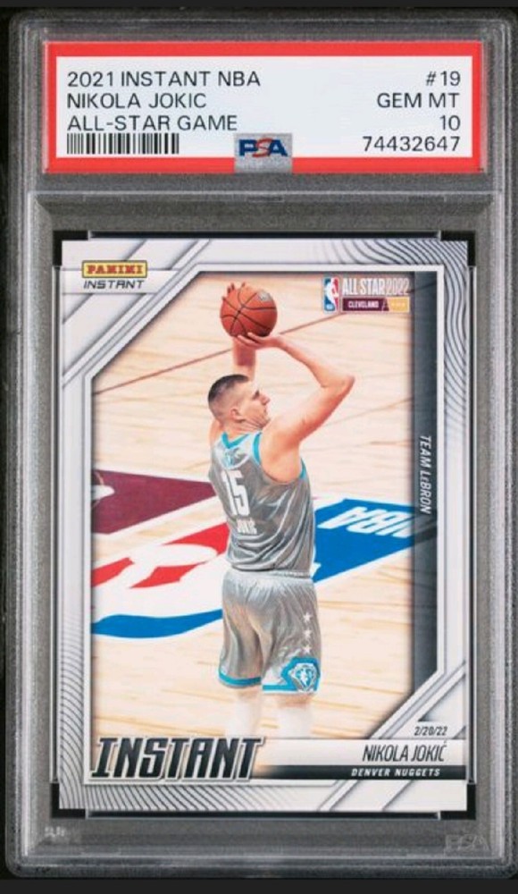 2021 Panini Instant Nikola Jokic All-Star Game 1/381 PSA 10 Gem Mint