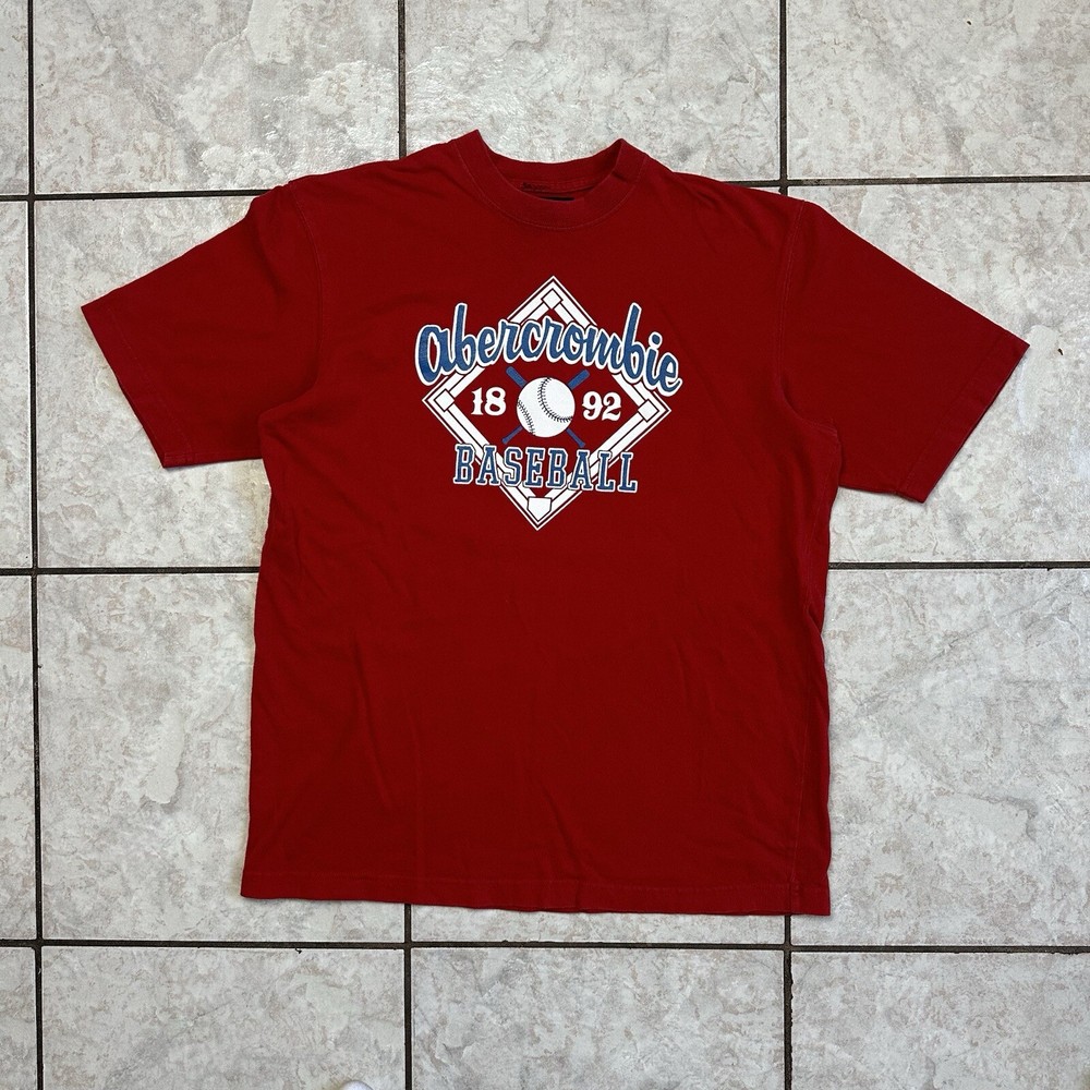 Vintage Abercrombie & Fitch T Shirt Mens Large 90s Y2k Streetwear Style A&F-image