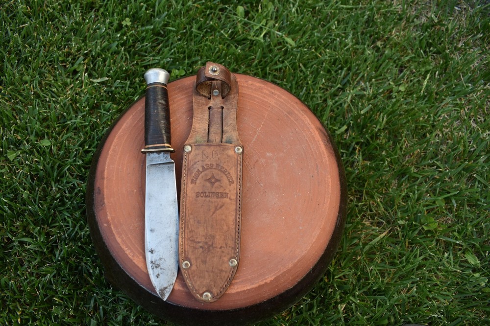 Vintage Solingen Rich Abr Herder pocket knife collectible-image