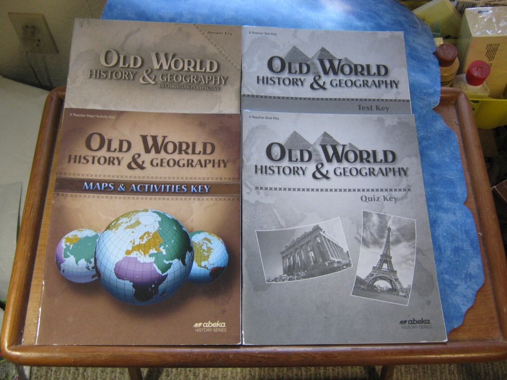 ABEKA OLD WORLD HISTORY & GEOGRAPHY GRADE 5 4 Teacher Maps, Test, Quiz, Answer-image