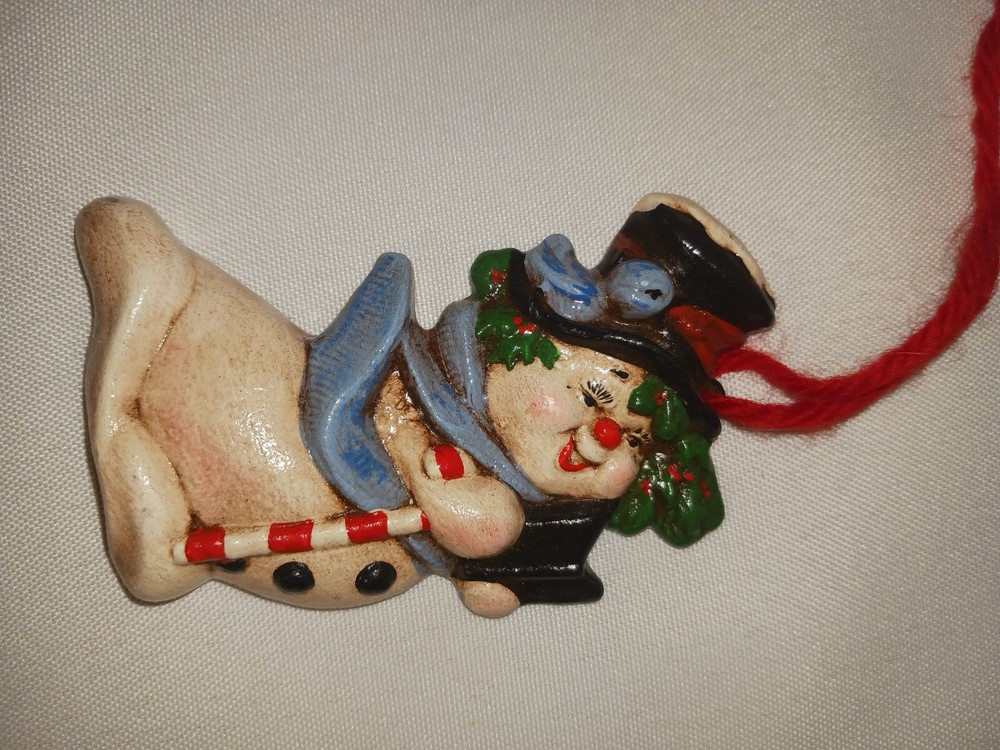 Vintage Frosty The Snowman Christmas Tree Ornament