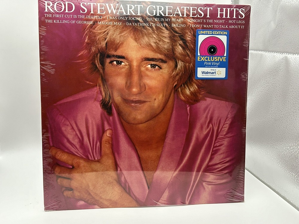 ROD STEWART - GREATEST HITS - PINK Vinyl - WALMART EXCLUSIVE  New Sealed Lp